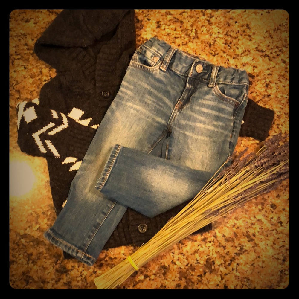 Euc Gap boys skinny jeans 18-24m